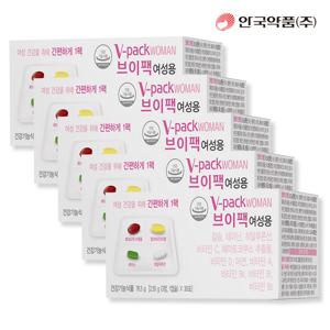 [안국약품] 브이팩 V-PACK 여성용 30포X5박스 (5개월분)
