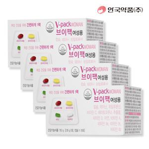 [안국약품]브이팩 V-PACK 여성용 30포X4박스(4개월)