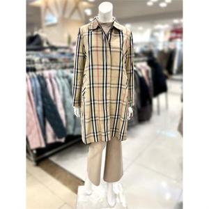 소고 세이브존01 간절기 체크 패딩 트렌치 코트 AG1YA02