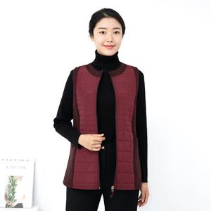 엄마옷 모슬린 2온스 누빔 패딩 조끼 EVE310066