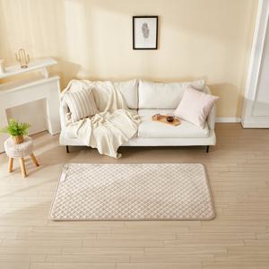 [캠핑덕] EMF 탄소 전기매트 전기장판 극세사베이지 70x180