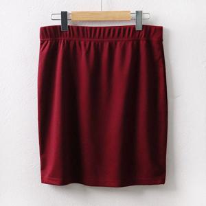 여성 빅사이즈 기본밴드5부스커트 WW4819M212
