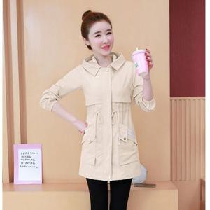 트렌치코트 후드롱야상 후드집업 바람막이 F35829 후