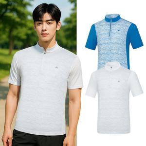 콜핑 아이스본 냉감 남성 반팔 반집업 티셔츠