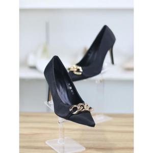 바이로쏘 세이브존06 스틸레토 힐 골드체인 장식 9cm 펌프스 (BY)24S11636BE3W