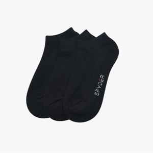 [스파이더] 남성 베이직 단목 양말 3PACK SPJPANSC123MBLK