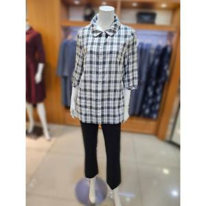 앤디스클라인 세이브존03 바이어스 체크 블라우스 SNSZ A2NBB422A-1