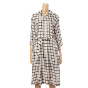 [안지크]체크롱셔츠핏원피스 AI2OP5100