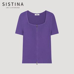 [SISTINA] 인기 스퀘어넥 투웨이 집업 가디건_ASKCDO21590_VI