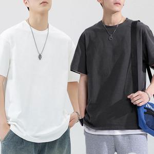 남자 여름 기본핏 면티 30수 라운드 무지 기본 반팔티