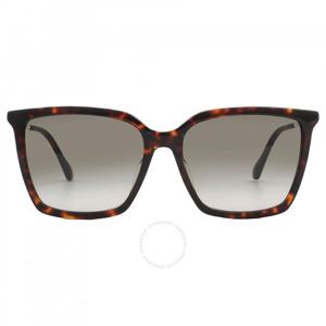 지미추 그레이 그라디언트 스퀘어 여성용 선글라스 TOTTA/G/S 0086/HA 56