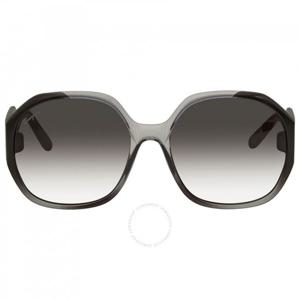 살바토레 페라가모 그레이 그라디언트 버터플라이 선글라스 SF943S 007 60