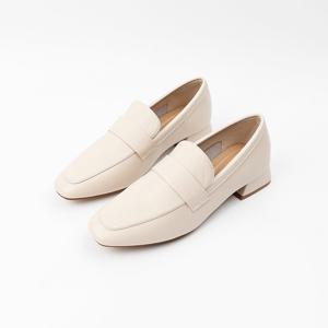 [신난다슈]여성 구두 펌프스 힐 3cm 로퍼힐 미들힐 빅사이즈 통굽 RM24680 아이보리