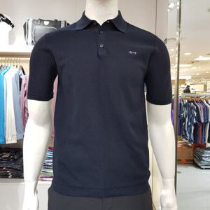 [루이까스텔]남성사선양두조직쇼바리에리니트티셔츠/7MDSW401Z_B