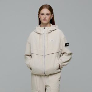 N243WFT931 여성 아르켈론 후드집업 BEIGE