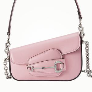 (백화점AS가능)구찌 홀스빗 1955 미니 숄더백 핑크 774209
