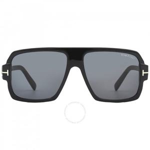 톰포드 캠든 스모크 네비게이터 남성용 선글라스 FT0933 01A 58