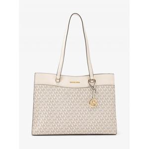 마이클코어스 제트 세트 트래블 포켓 토트 라지 35F4GTVT9B2605 라이트 크림 멀티