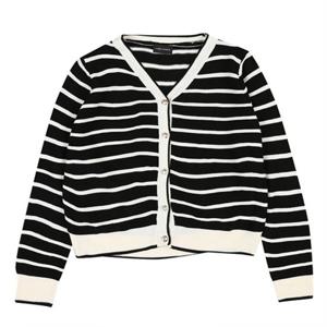 [코데즈컴바인] 스트라이프 금장 단추 가디건 (CJC-CD301W8)