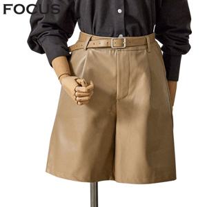 [포커스]숏레더가죽팬츠(FF3H7PT0070)