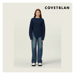 [코벳블랑][COVETBLAN] 언발란스 실루엣 니트풀오버(V226MSW101W