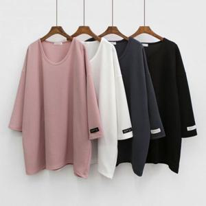 여성쇼핑몰 G400L305 루즈핏소매라벨티 IL 진마니아