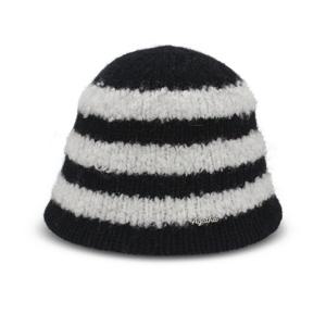 남녀공용  아가타 스트라이프 뽀글이 벙거지 AGD6UGB004