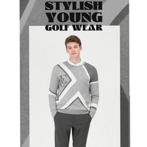 [엘르골프]남성 잔체크 TR팬츠 6J51603다크그레이04_CC