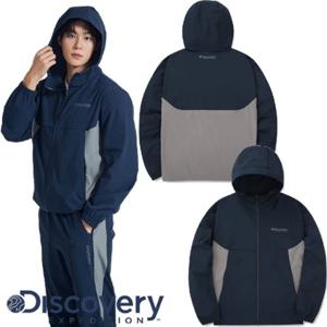 [디스커버리] 2024 F W 가을 DXTR25044NYD 남여공용 컬러블럭 우븐 트레이닝 자켓