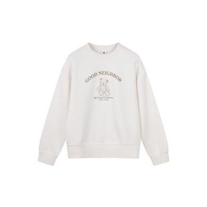 [프로젝트엠]여성 문베어 플리스 라운드 맨투맨 EPE4TR2950