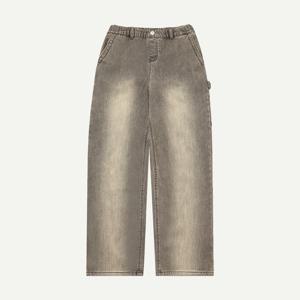 [행텐 틴즈]행텐틴즈 퍼 본딩 세미와이드 카펜터 데님팬츠_044(14490-055-804-10)