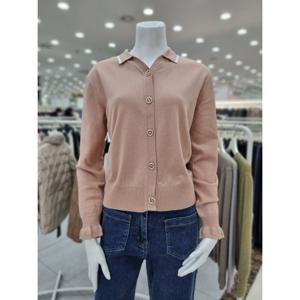 [더아이잗]프릴소매 카라배색 가디건 IM9M1CD78510_DJ