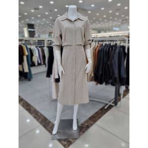 [더아이잗]봄.가을 셔츠형 투피스느낌원피스 IN9OP033511_DJ