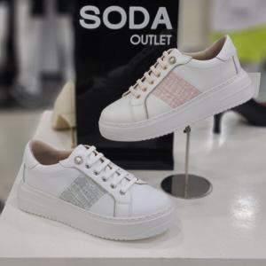 [소다][소다]여성 데일리 경량 밴딩끈 스니커즈 FLS440_DG