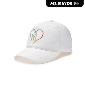[MLB키즈]애슬레저 여아 볼캡 NY (White)7FCPB015N-50WHS