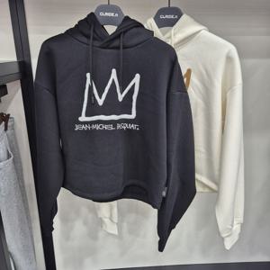 [클라이드앤]클라이드 여성 기모 바스키아 후드티셔츠 FODTS982F