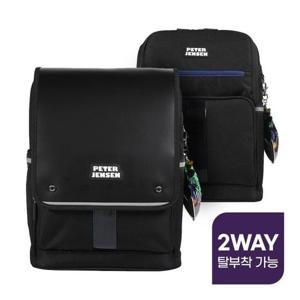 [피터젠슨]피터젠슨 PJ 블링 투웨이 책가방 + 키링 SET_PTS62UP03M_BK