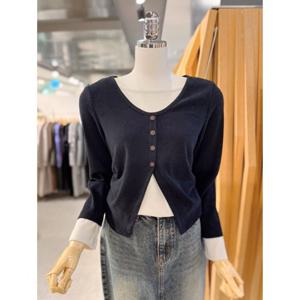 ab.fz 줄리 레이어드 배색 언발 티셔츠 (ABXZ5HK36G1) US