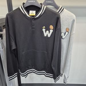 [클라이드앤]클라이드 남성 스누피 반오픈 맨투맨 FNDTS473M_SC