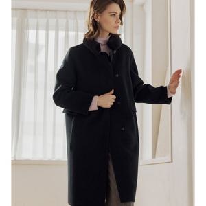 [요하넥스]캐시미어 밍크카라 롱 코트[J4D1C02]