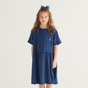 [피터젠슨]피터젠슨 라운드 세일러 체크 우븐 원피스 PSM11NJ25M_NV