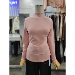 밸리걸 세이브존01 2컬러 모크넥 면스판 이너 티셔츠 241040