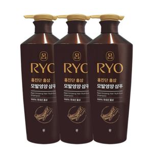 [려]려 홍진단 홍삼 모발영양 샴푸 820ml x3