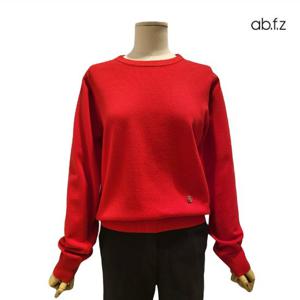 [에이비에프지]라운드넥 솔리드 모달 긴팔 니트 APZ5HW31G