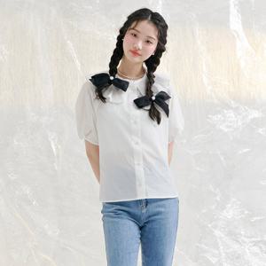 여성 빅카라 블라우스-CBRG5574D01