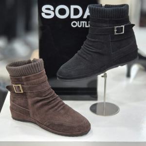 [소다][소다]여성 데일리 앵클 부츠 FLB301_DG