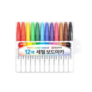 세필 보드마카 12색 자바펜