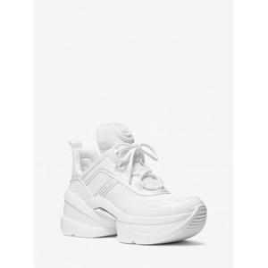 마이클코어스 올림피아 웨지 스니커즈 49F4OLFS1D1999 옵틱 화이트