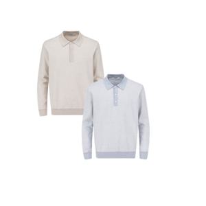 [에디션앤드지]에디션 25SS 캐시미어 혼방 투톤 시보리 카라티 NEF1ET1902