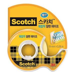 3M 스카치재접착양면테이프 238(19mmx5.08M)